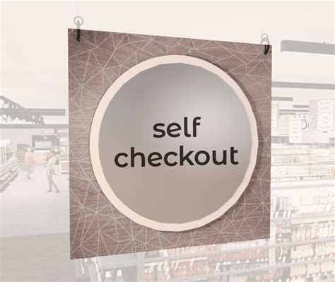 self checkout sign